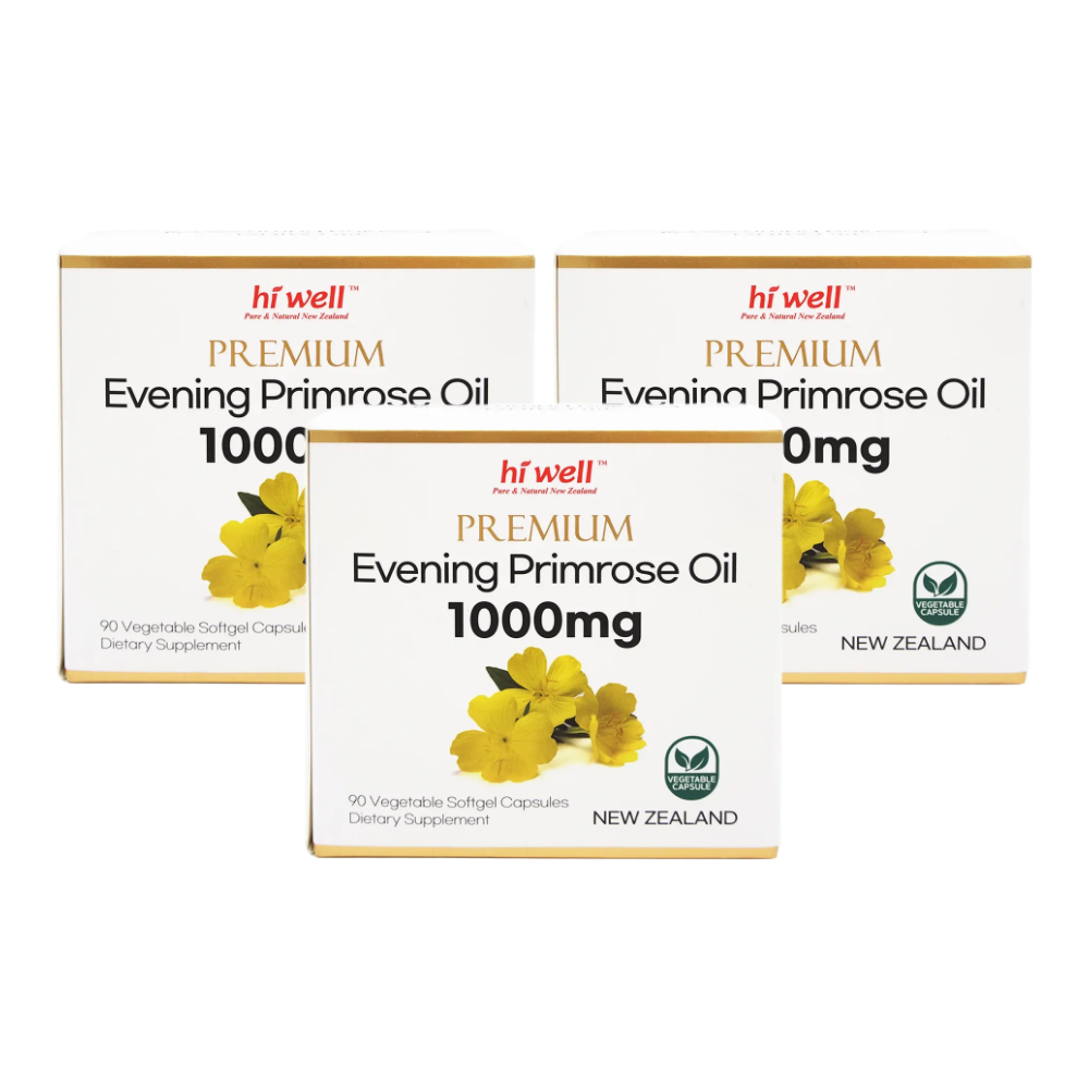 하이웰 유기농 달맞이꽃종자유=감마리놀렌산 (1000mg*90캡슐) 3통