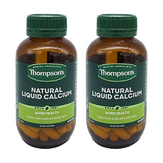 톰슨 리퀴드 칼슘 60캡슐(흡수율 높은 액상칼슘) 2병